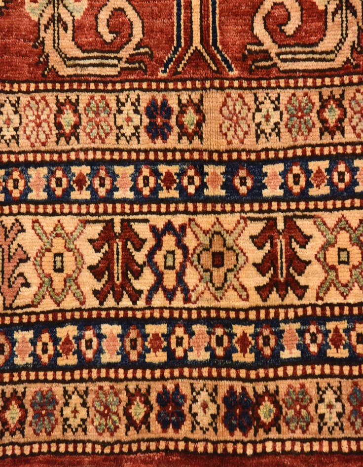 Detail image of  5' 9 x 7' 11  Hand Knotted Kazak Oriental Rug