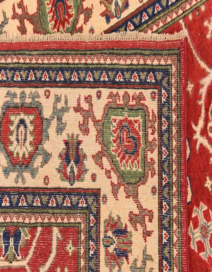 Detail image of  5' 8 x 7' 10  Hand Knotted Kazak Rug