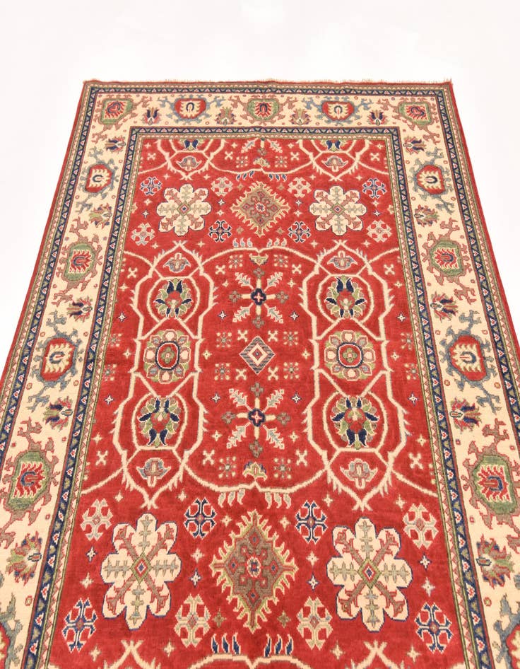 Detail image of  5' 8 x 7' 10  Hand Knotted Kazak Rug