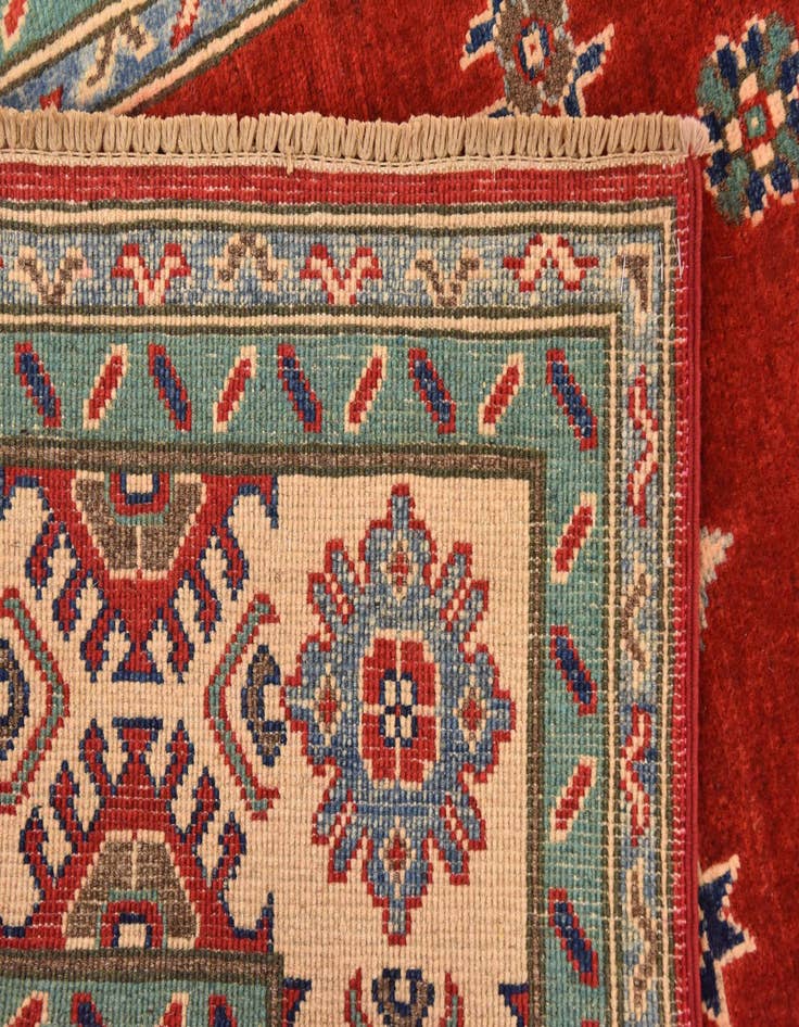 Detail image of  5' 7 x 8'  Hand Knotted Kazak Rug