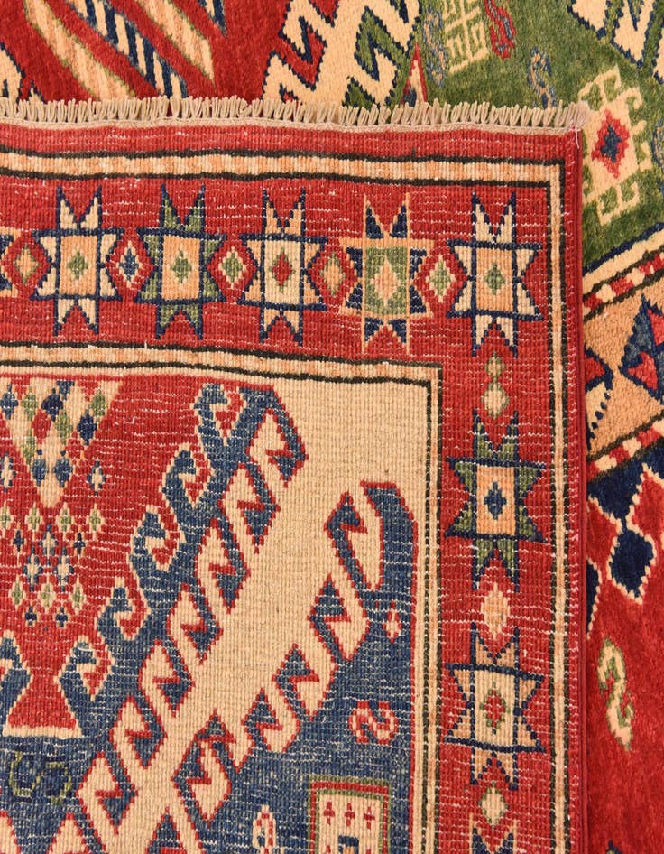 Detail image of  5' 8 x 7' 10  Hand Knotted Kazak Rug