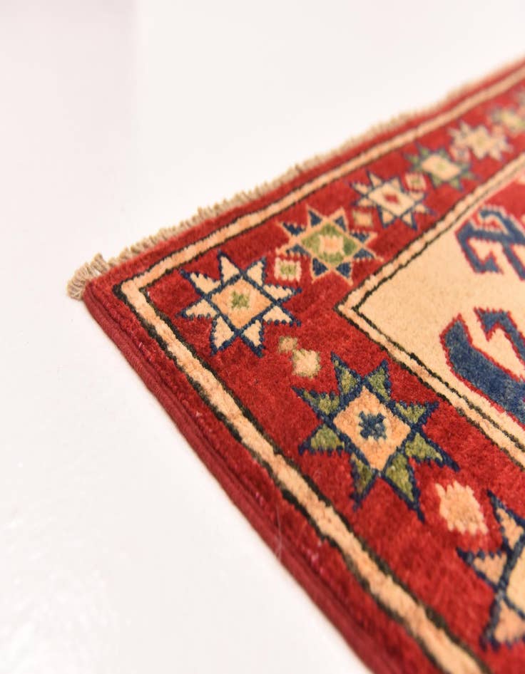 Detail image of  5' 8 x 7' 10  Hand Knotted Kazak Rug