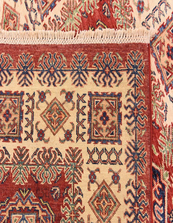 Detail image of  5' x 6' 8  Hand Knotted Kazak Oriental Rug