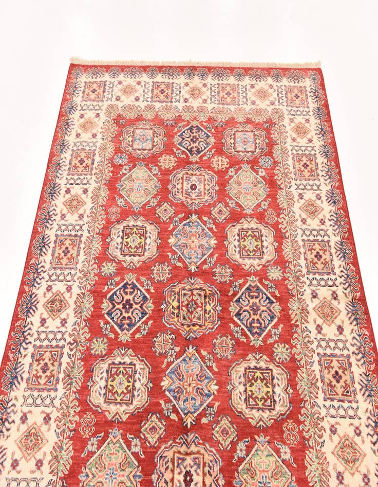 Detail image of  5' x 6' 8  Hand Knotted Kazak Oriental Rug