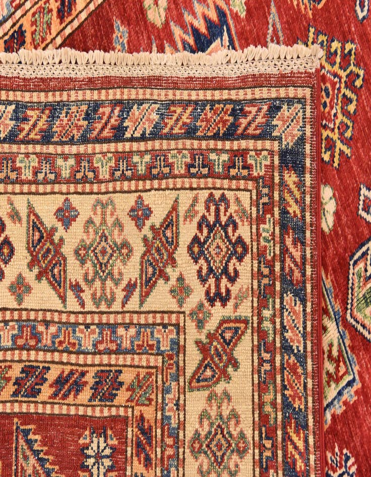 Detail image of  5' x 6' 10  Hand Knotted Kazak Oriental Rug