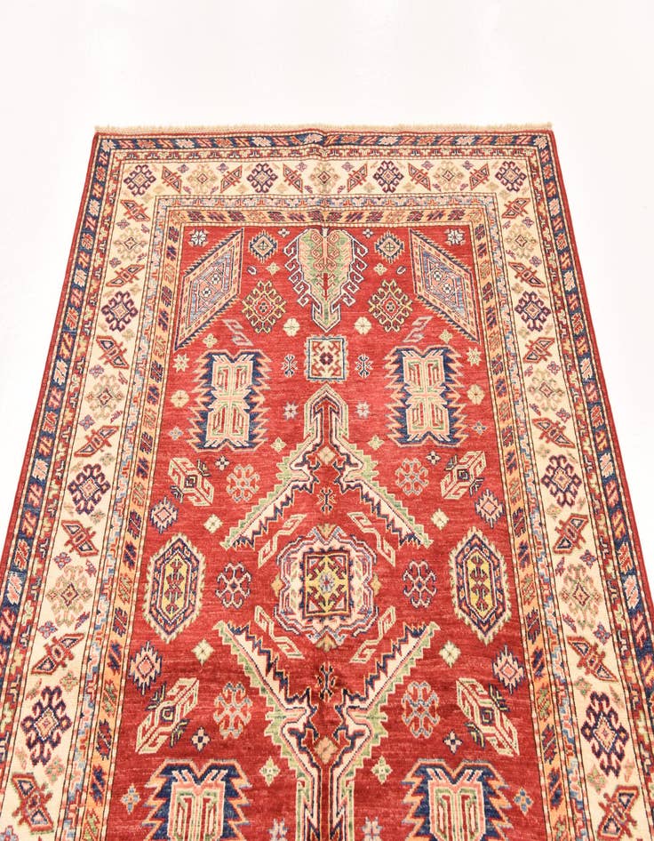 Detail image of  5' x 6' 10  Hand Knotted Kazak Oriental Rug