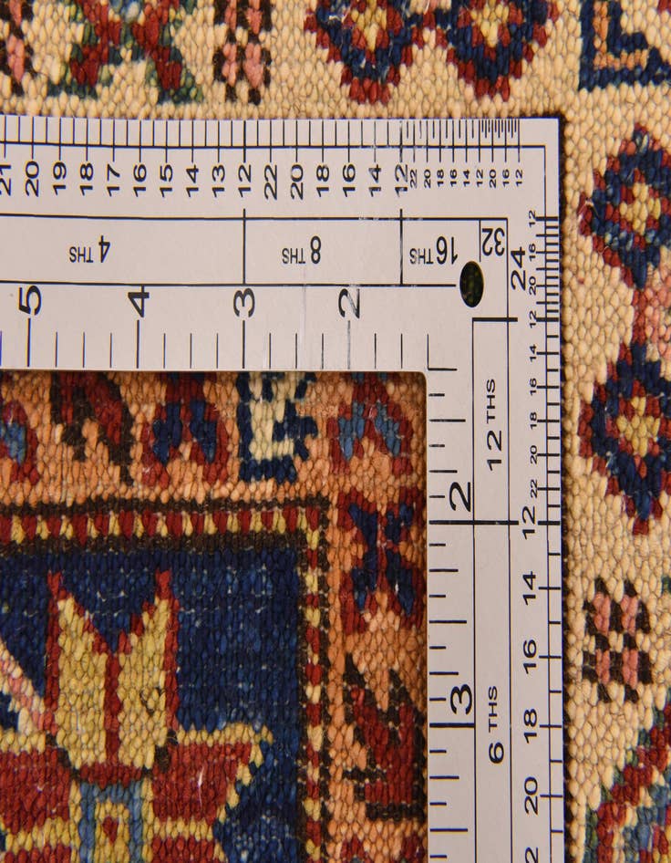 Detail image of  5' x 6' 6  Hand Knotted Kazak Oriental Rug