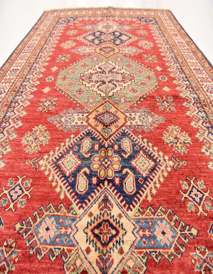 Detail image of  5' x 6' 6  Hand Knotted Kazak Oriental Rug
