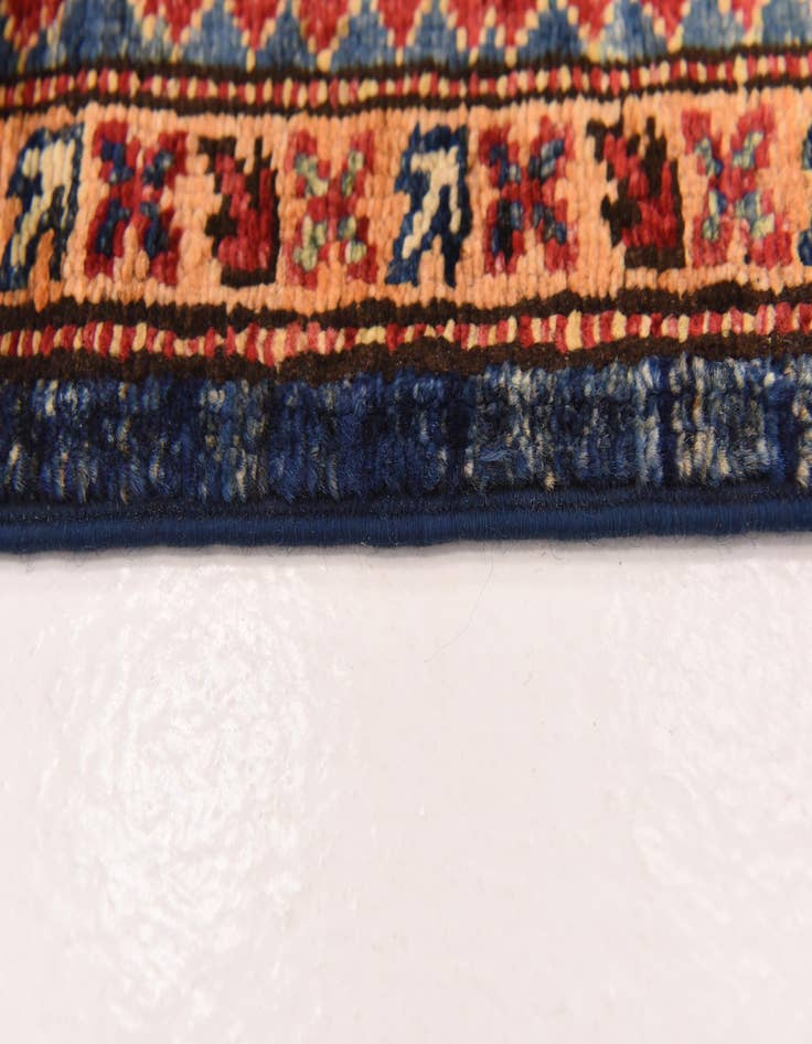Detail image of  5' x 6' 6  Hand Knotted Kazak Oriental Rug