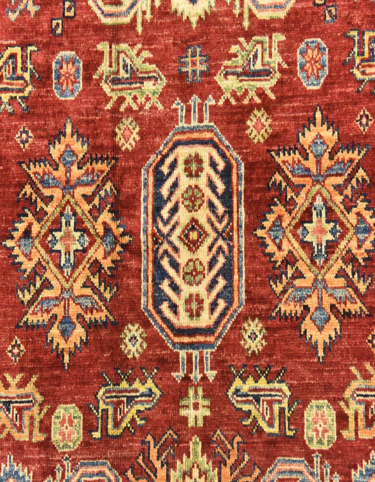 Detail image of  5' 8 x 7' 10  Hand Knotted Kazak Oriental Rug