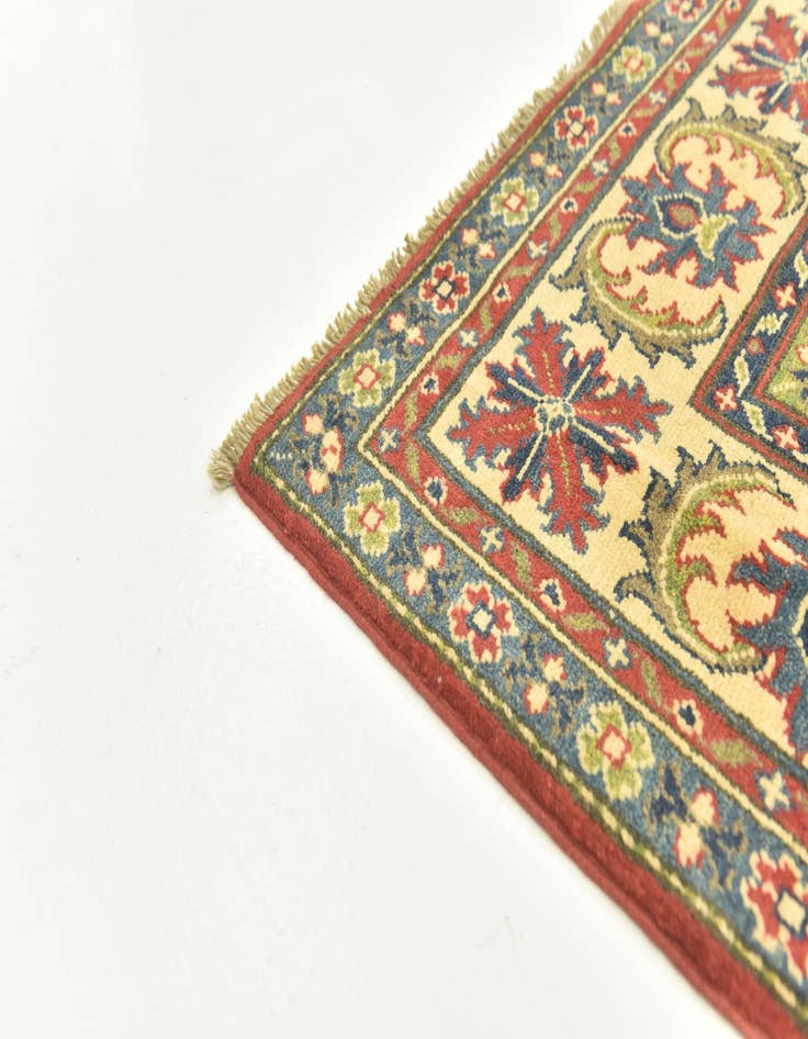 Detail image of  5' 9 x 8' 2  Hand Knotted Kazak Rug