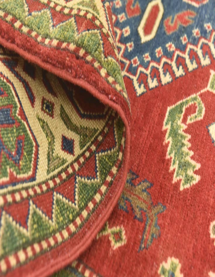 Detail image of  5' 4 x 7' 2  Hand Knotted Kazak Rug