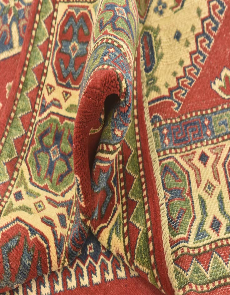Detail image of  5' 4 x 7' 2  Hand Knotted Kazak Rug