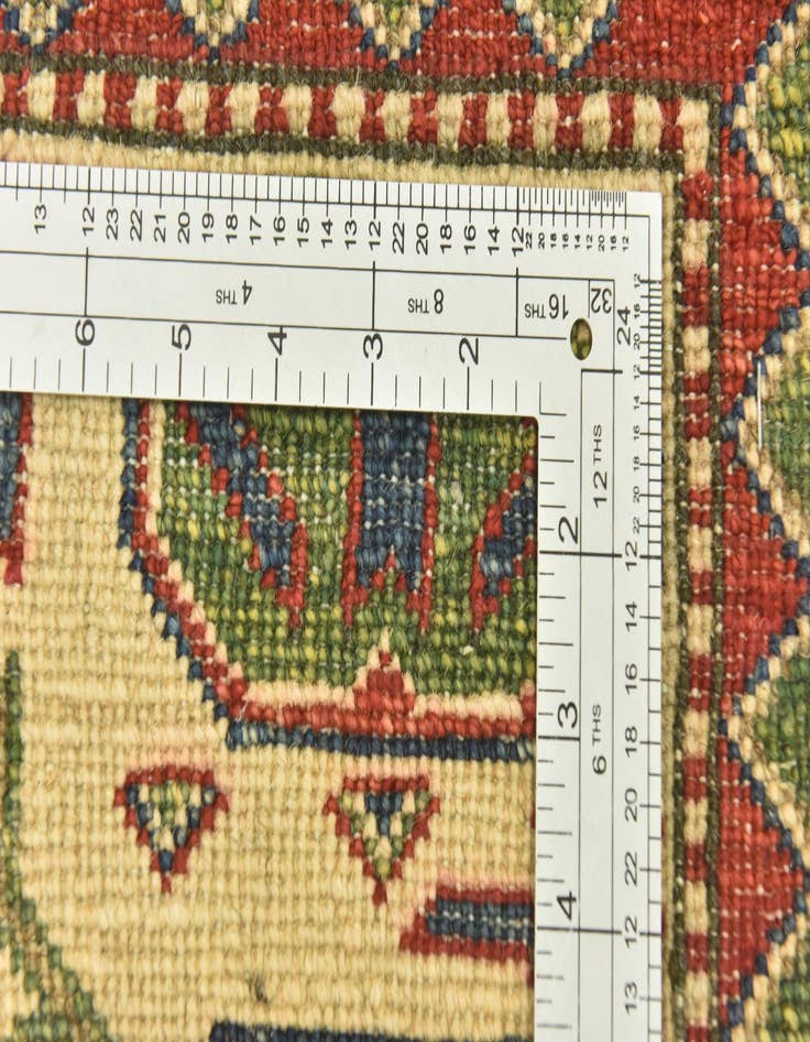 Detail image of  5' 4 x 7' 2  Hand Knotted Kazak Rug