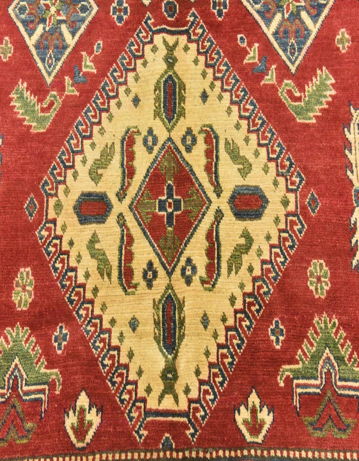 Detail image of  5' 4 x 7' 2  Hand Knotted Kazak Rug