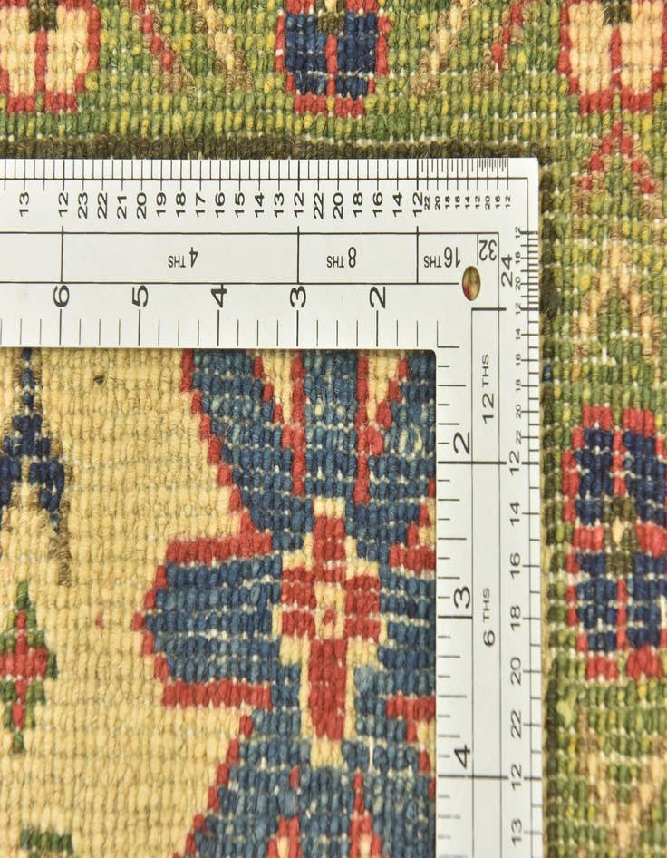 Detail image of  4' 3 x 6'  Hand Knotted Kazak Rug