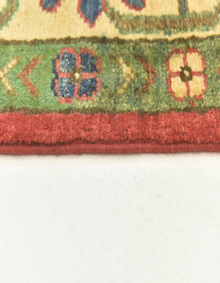 Detail image of  4' 3 x 6'  Hand Knotted Kazak Rug