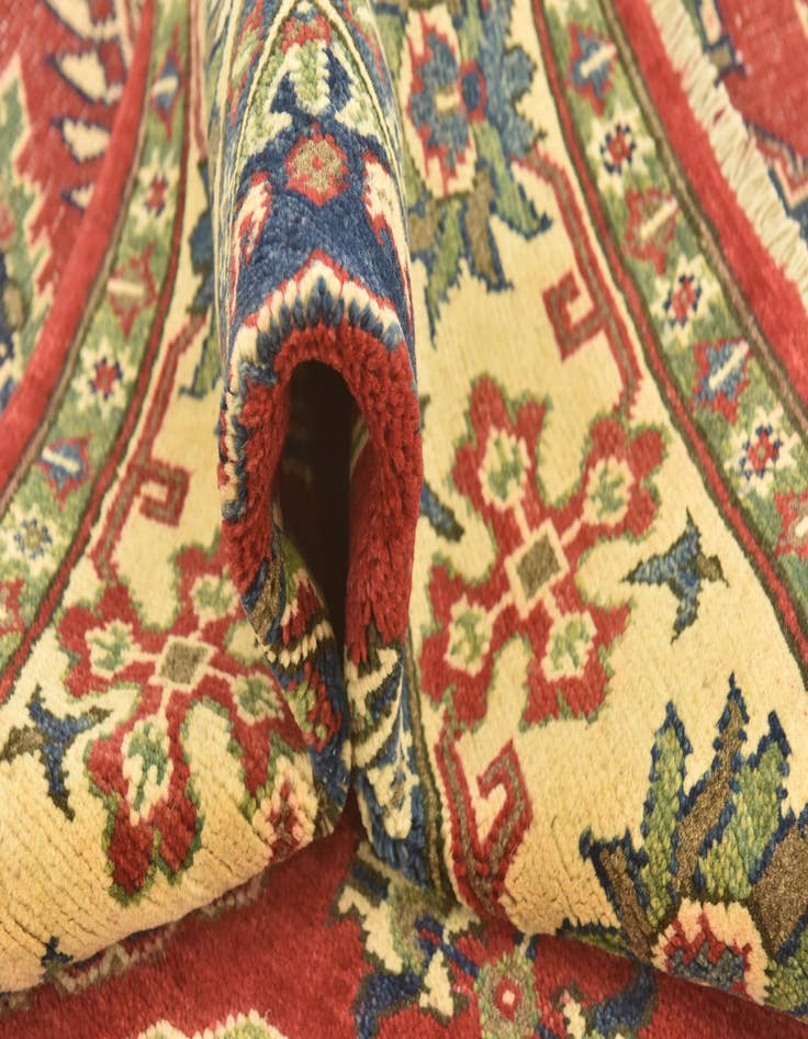 Detail image of  5' x 7' 3  Hand Knotted Kazak Rug