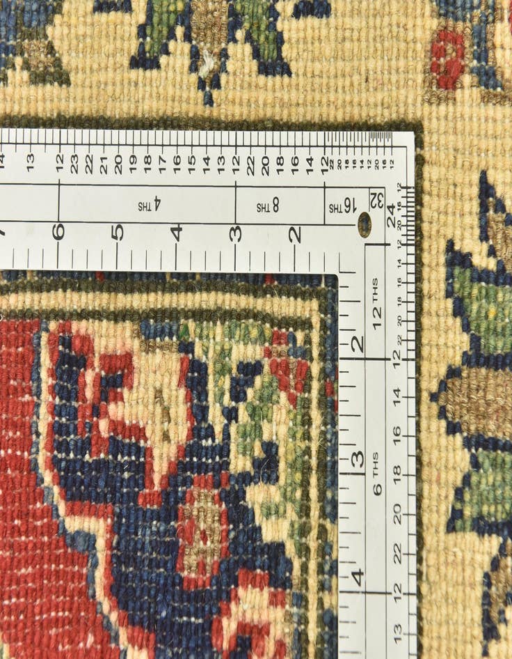 Detail image of  5' x 7' 3  Hand Knotted Kazak Rug