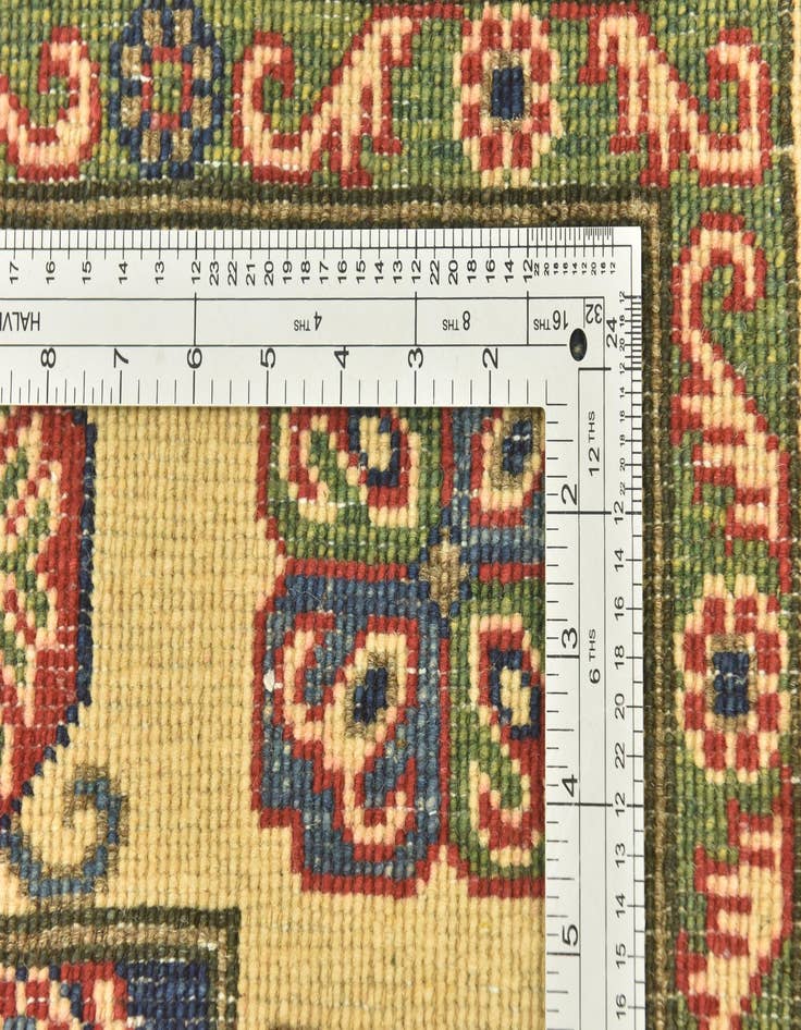 Detail image of  5' x 6' 7  Hand Knotted Kazak Rug