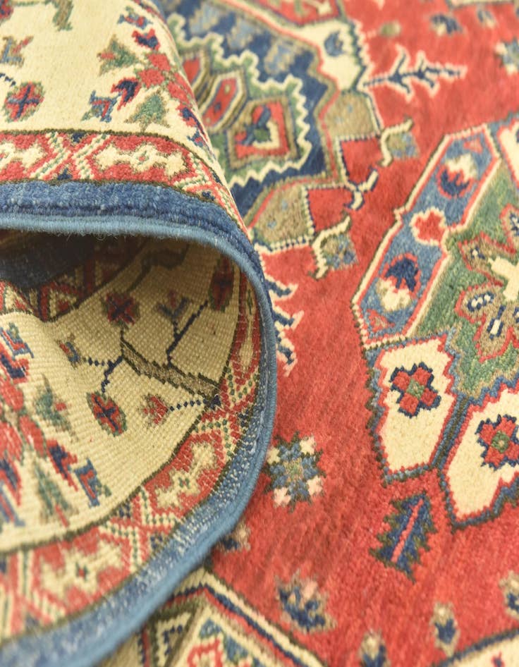 Detail image of  3' 10 x 5' 7  Hand Knotted Kazak Rug