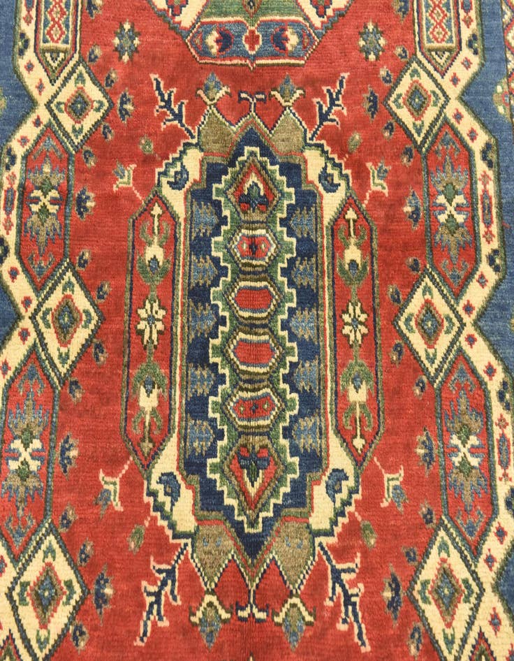 Detail image of  3' 10 x 5' 7  Hand Knotted Kazak Rug