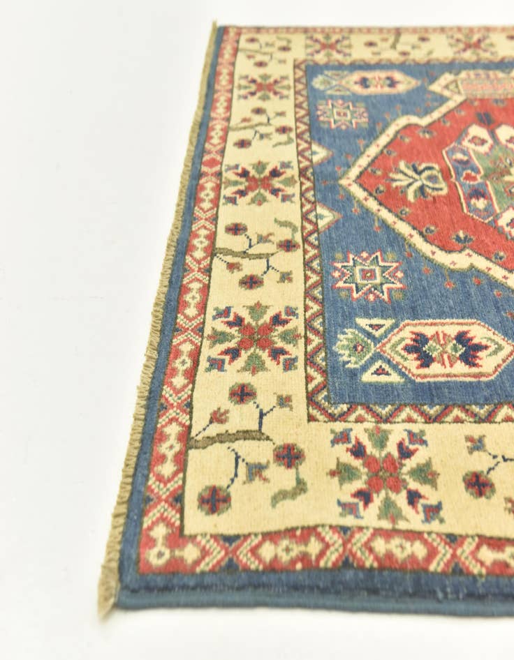 Detail image of  3' 10 x 5' 7  Hand Knotted Kazak Rug