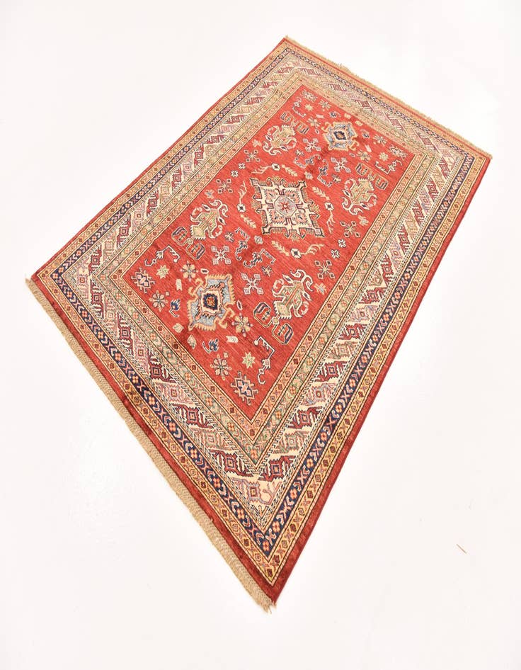 Detail image of 5' x 6' 9 Hand Knotted Kazak Oriental Rug