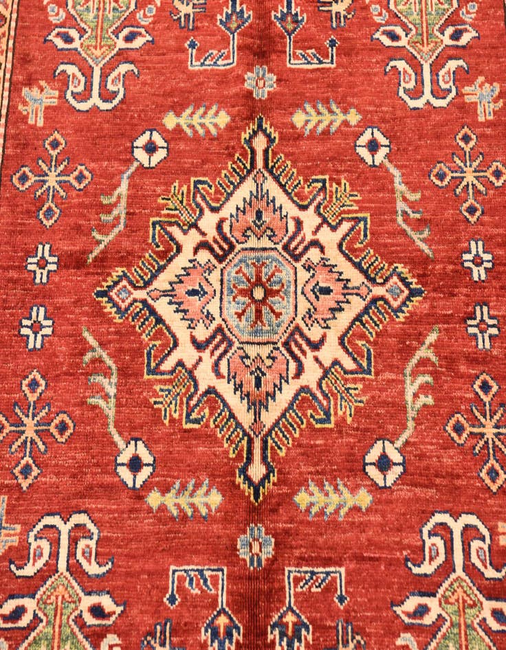 Detail image of 5' x 6' 9 Hand Knotted Kazak Oriental Rug