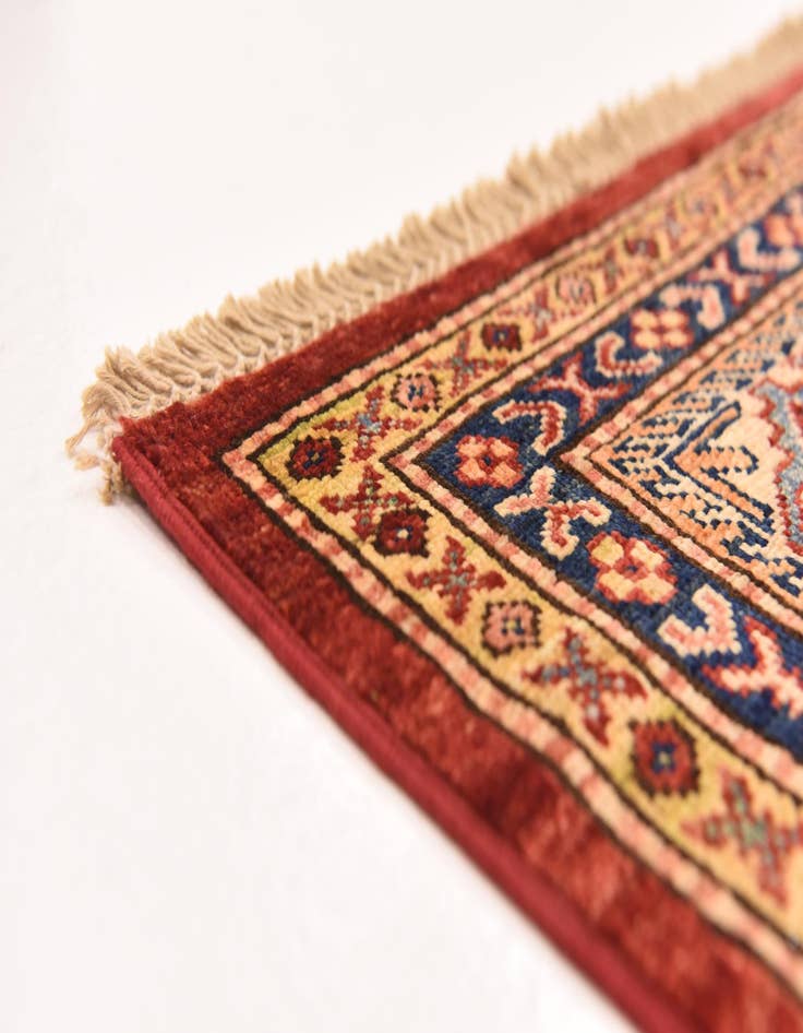 Detail image of 5' x 6' 9 Hand Knotted Kazak Oriental Rug