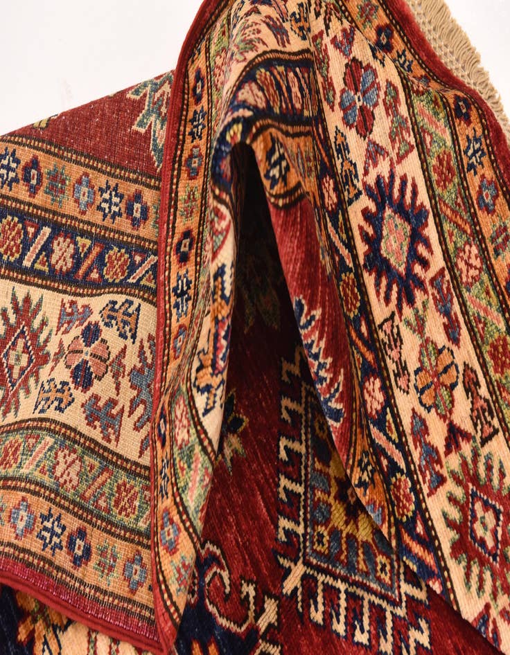 Detail image of  5' 2 x 7' 1  Hand Knotted Kazak Oriental Rug