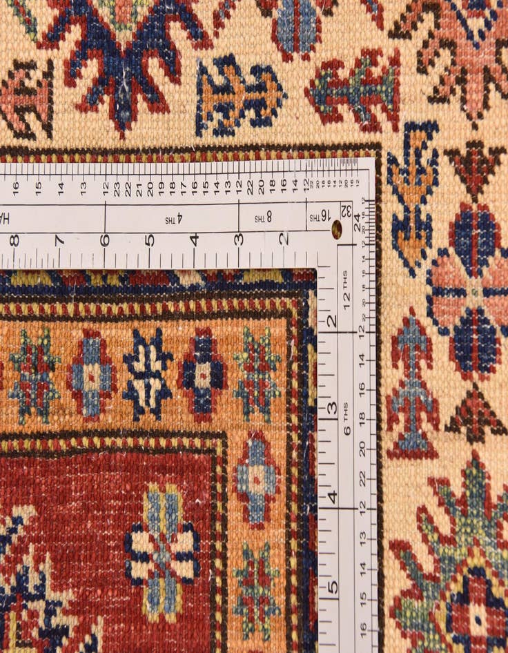 Detail image of  5' 2 x 7' 1  Hand Knotted Kazak Oriental Rug