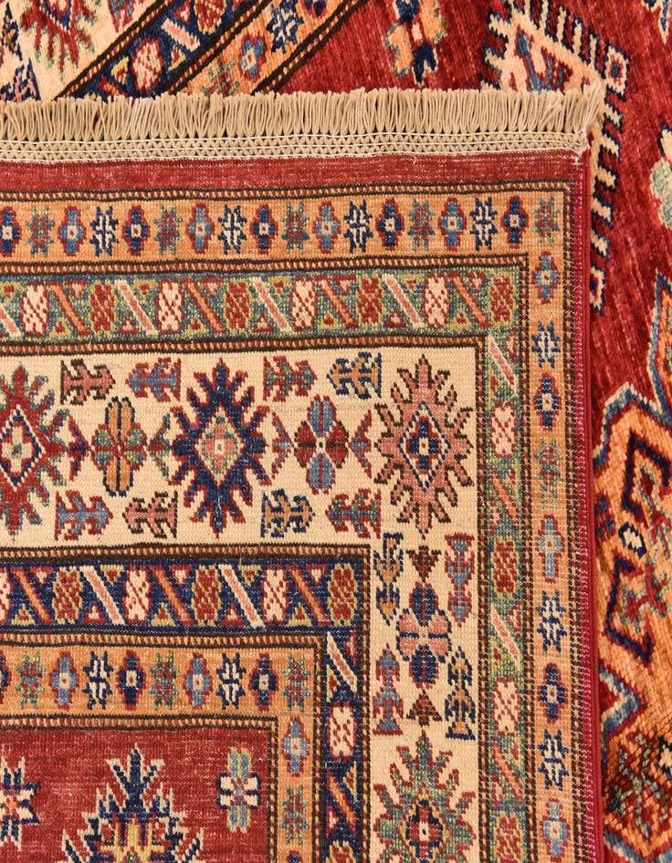 Detail image of  5' 2 x 7' 1  Hand Knotted Kazak Oriental Rug