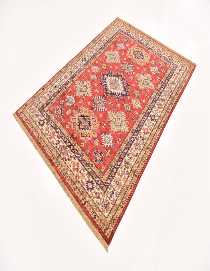 Detail image of  5' 2 x 7' 1  Hand Knotted Kazak Oriental Rug