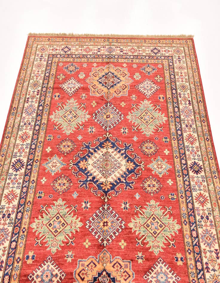 Detail image of  5' 2 x 7' 1  Hand Knotted Kazak Oriental Rug