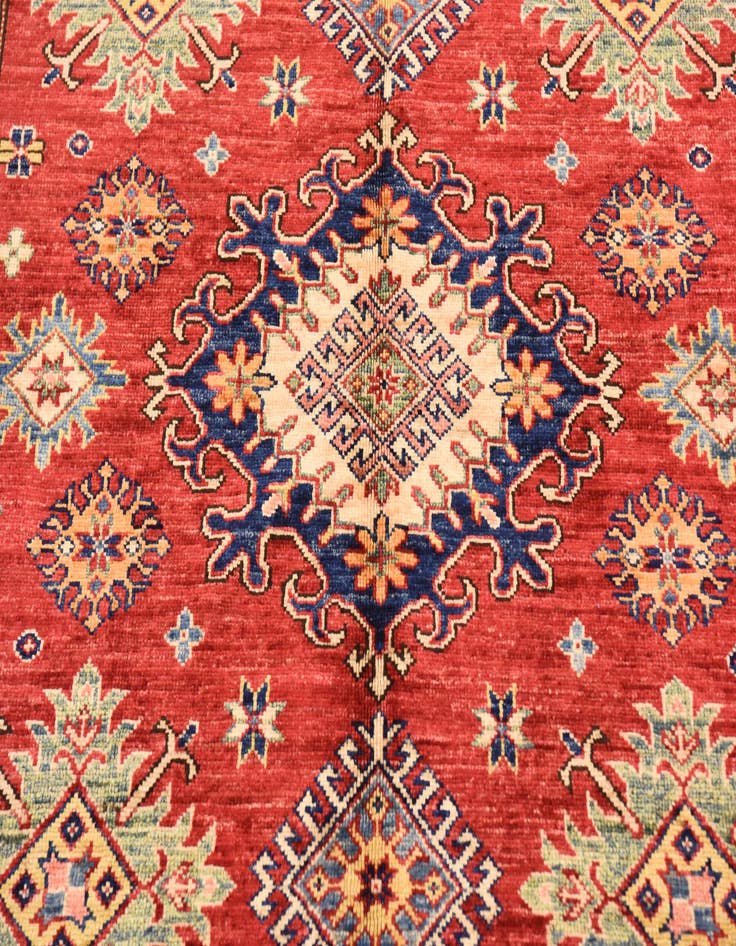 Detail image of  5' 2 x 7' 1  Hand Knotted Kazak Oriental Rug