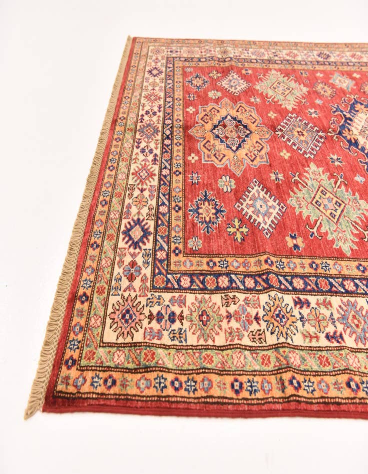 Detail image of  5' 2 x 7' 1  Hand Knotted Kazak Oriental Rug