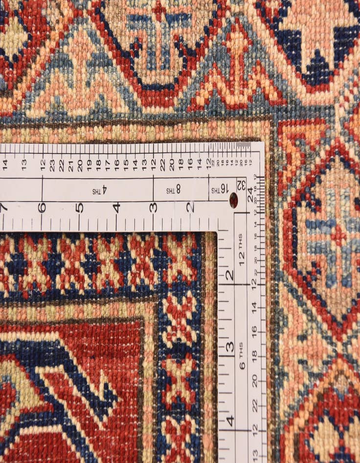 Detail image of  4' 11 x 6' 7  Hand Knotted Kazak Oriental Rug