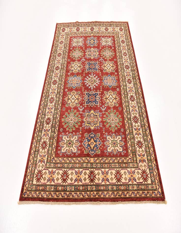 Detail image of  4' 11 x 6' 11  Hand Knotted Kazak Oriental Rug