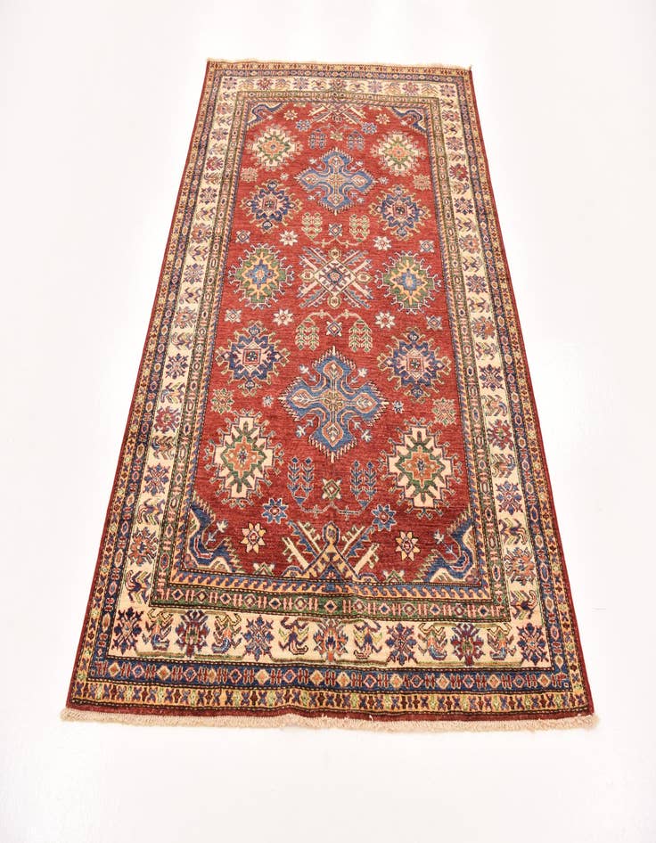 Detail image of  4' 10 x 6' 8  Hand Knotted Kazak Oriental Rug