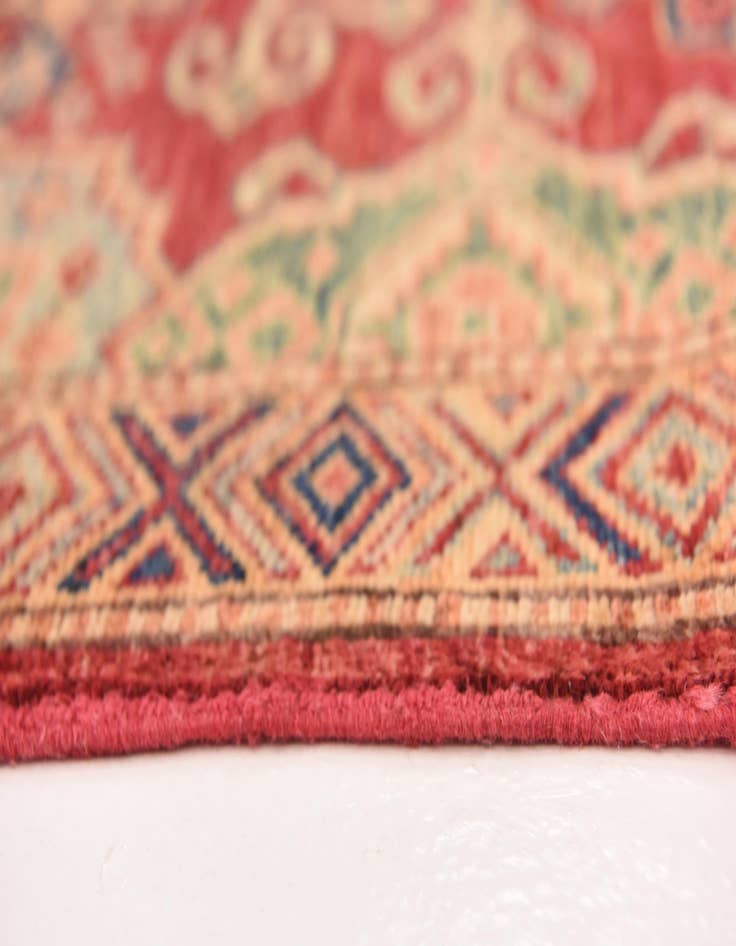 Detail image of  4' 10 x 6' 8  Hand Knotted Kazak Oriental Rug