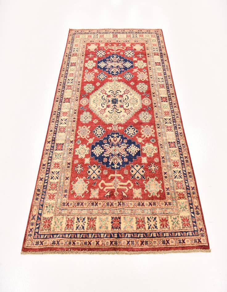 Detail image of  4' 11 x 6' 8  Hand Knotted Kazak Oriental Rug