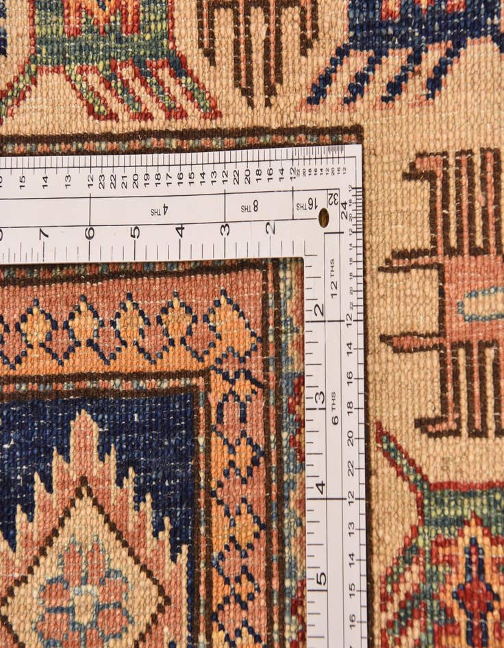 Detail image of  5' 1 x 6' 11  Hand Knotted Kazak Oriental Rug