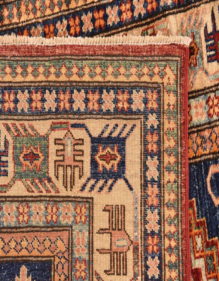 Detail image of  5' 1 x 6' 11  Hand Knotted Kazak Oriental Rug