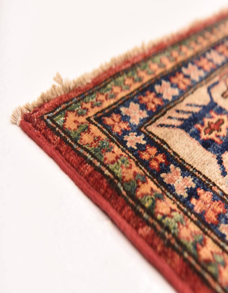 Detail image of  5' 1 x 6' 11  Hand Knotted Kazak Oriental Rug