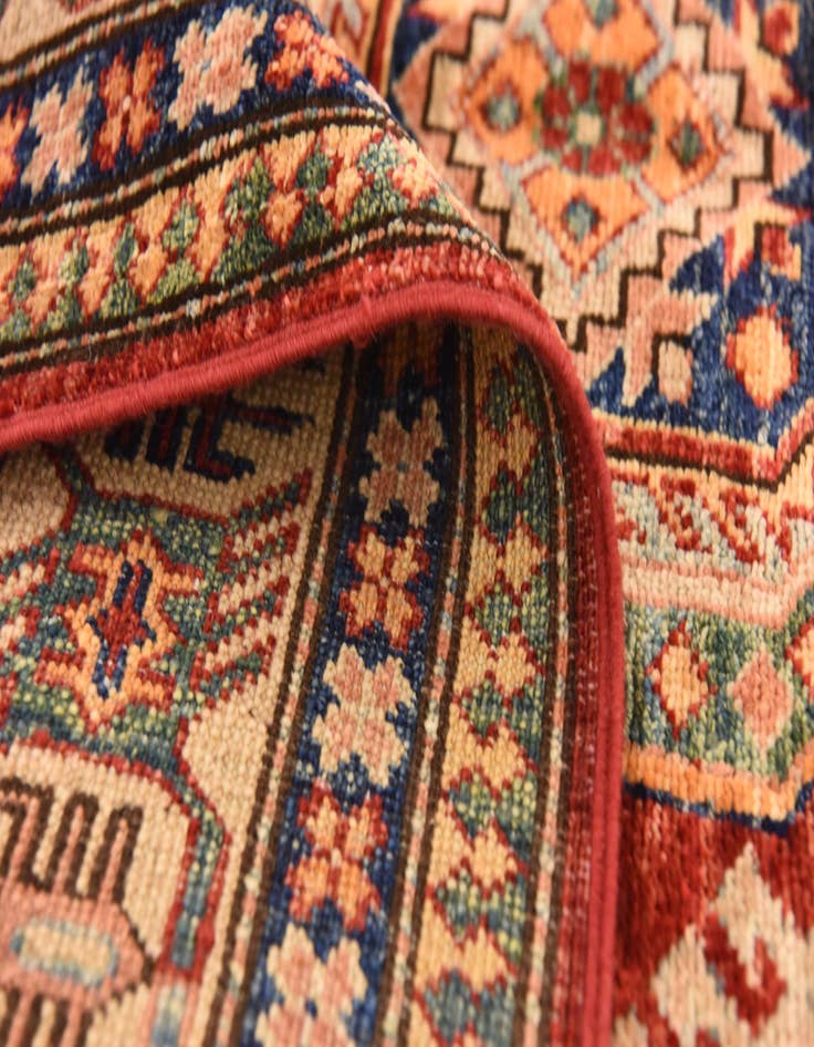 Detail image of  5' 1 x 6' 11  Hand Knotted Kazak Oriental Rug