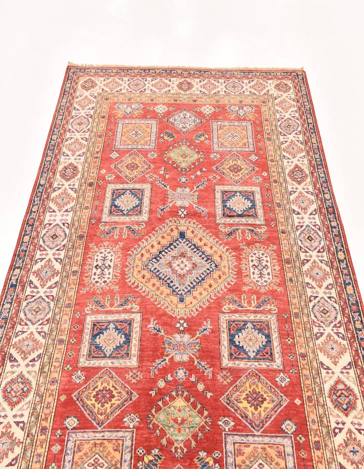 Detail image of 5' 7 x 8' 4 Hand Knotted Kazak Oriental Rug