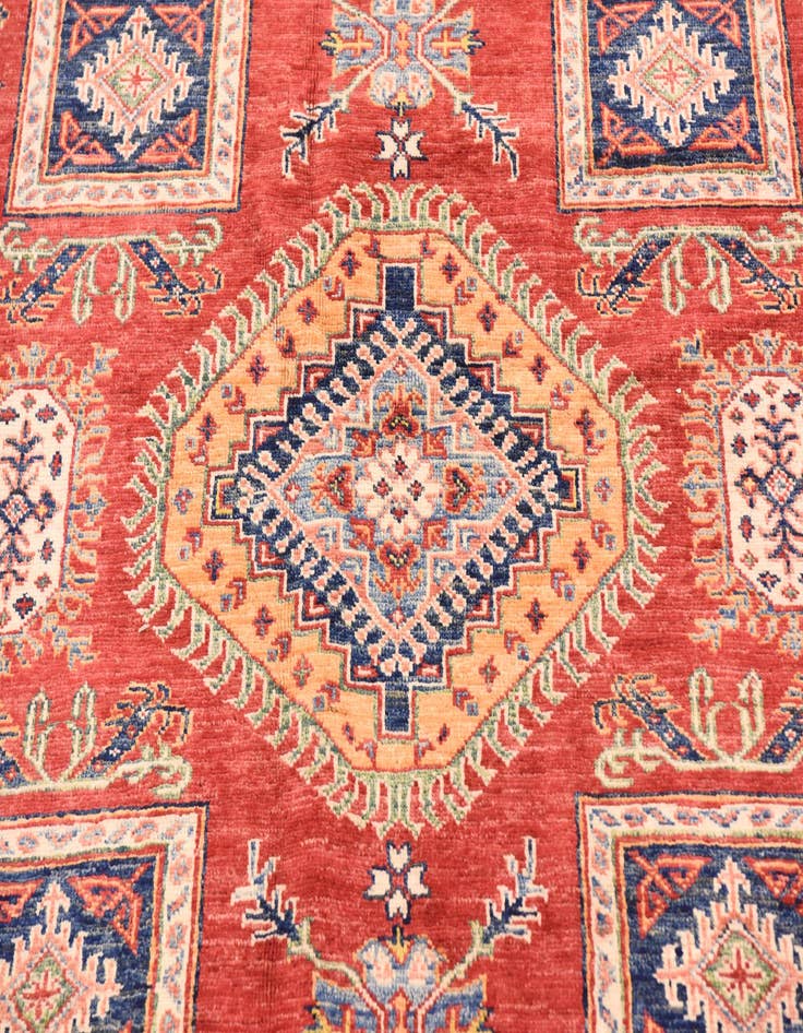 Detail image of 5' 7 x 8' 4 Hand Knotted Kazak Oriental Rug