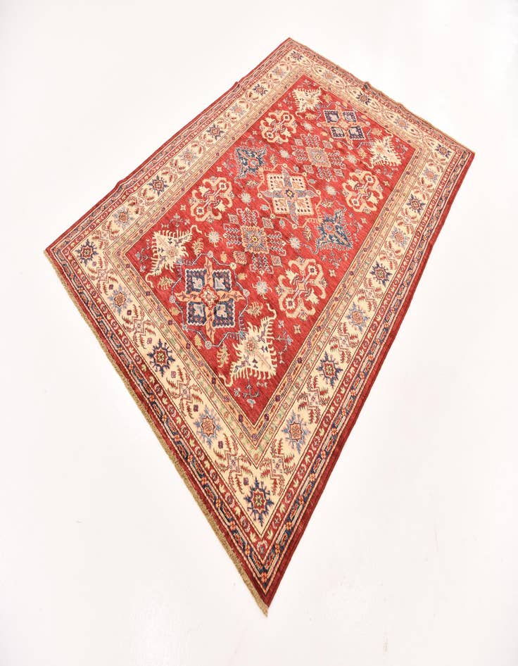 Detail image of  5' 9 x 7' 10  Hand Knotted Kazak Oriental Rug