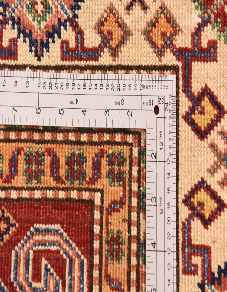 Detail image of  5' 9 x 8' 2  Hand Knotted Kazak Oriental Rug